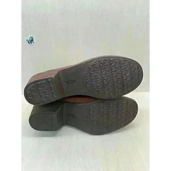 Teva Anaya Women's Brown Leather Chelsea Waterproof Booties Size US 9 - Picture 10 of 10